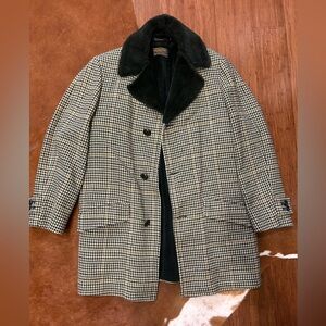 1950’s Vintage Sir Pendleton men’s wool overcoat size 42/44  Large